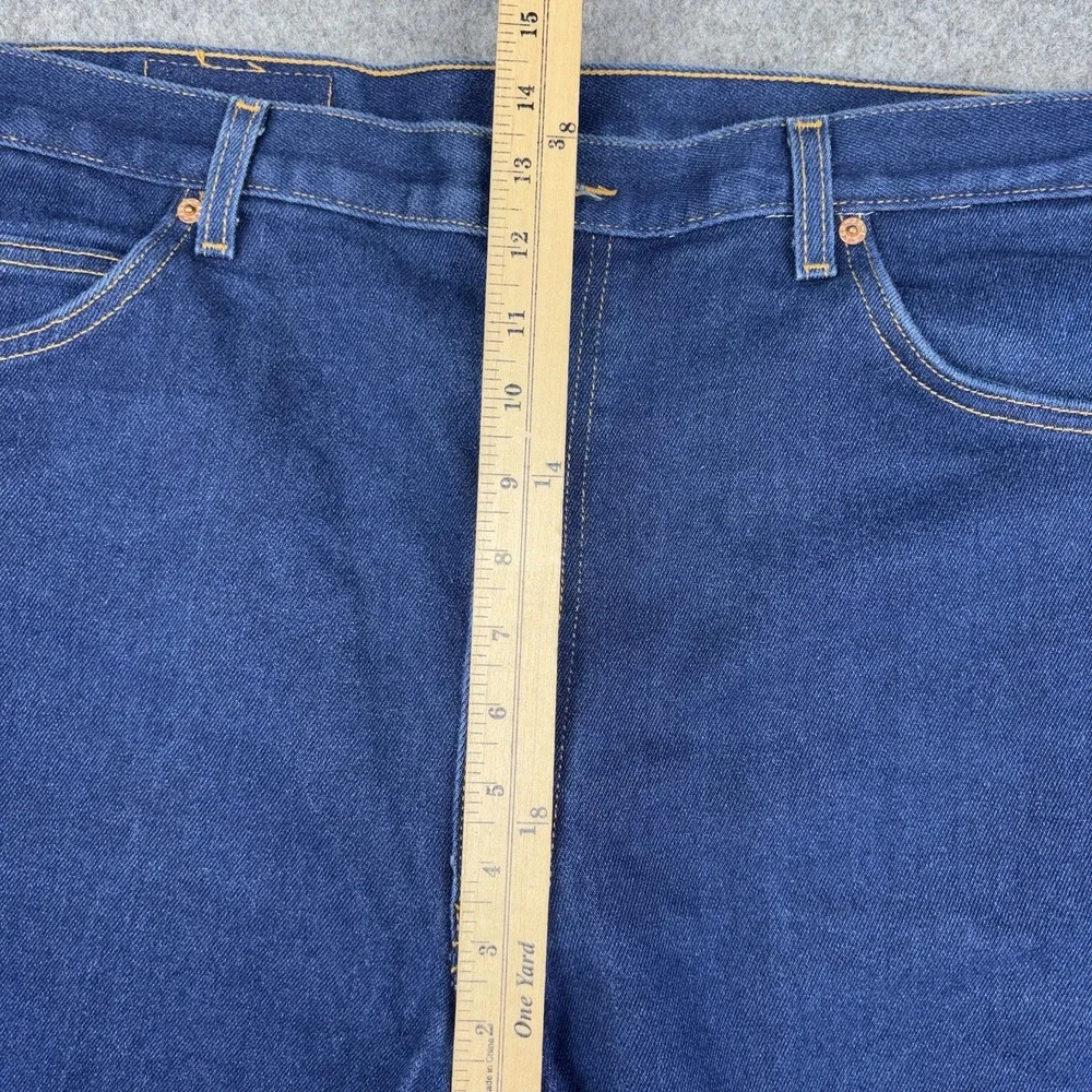 Levi's 517 Bootcut Jeans Mens 42x30 Dark Wash Western Blue Denim Casual Work EUC